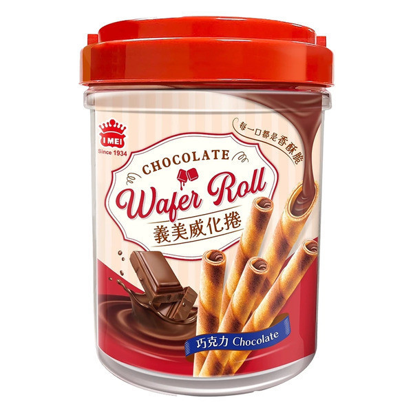 義美威化捲輕巧桶318g 