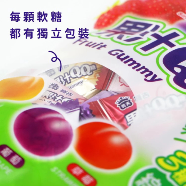 義美寶吉果汁QQ糖88g 