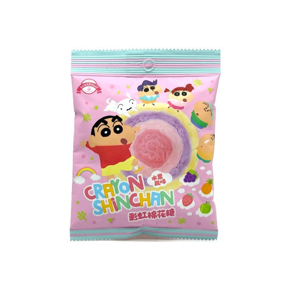 韓國JOEN 蠟筆小新 彩虹棉花糖 9g 
