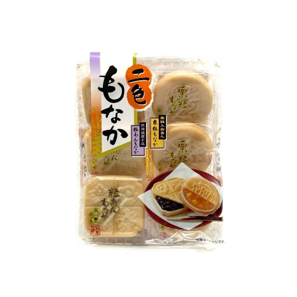 天恵製菓 二色最中餅 186g 