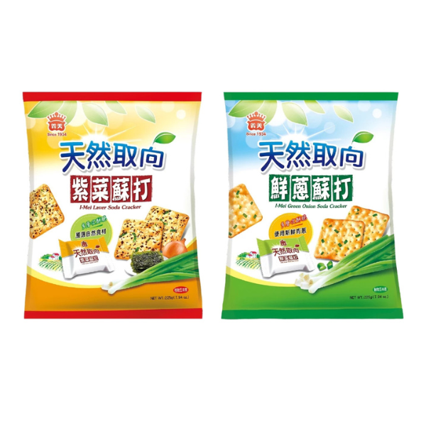 義美天然取向蘇打餅(袋裝)225g 