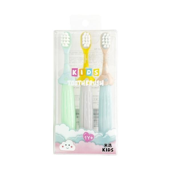 雲朵超纖細1-3歲牙刷3入組 
