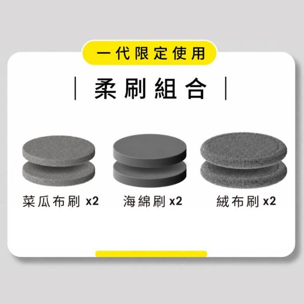 HOTO 好嚕 長柄電動清潔刷 專用刷頭 