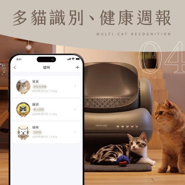neakasa M1-全球首款開放式智慧貓砂盆/智慧貓砂機 自動貓砂機、自動貓砂盆、貓砂機、貓砂盆、智慧型、開放式貓砂機、Neakasa M1、Neakasa 貓砂機、智能貓砂機、貓砂機推薦、自動清潔貓砂機、多貓家庭貓砂機