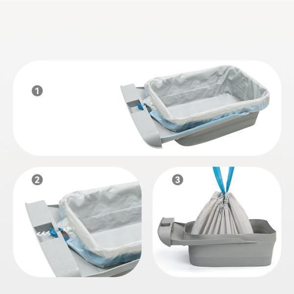 【福利品】M1智慧貓砂機專用-集便袋5捲 (1捲15張) 垃圾袋、Neakasa M1集便袋、M1專用垃圾袋、M1貓砂機專用袋、Neakasa垃圾袋、Neakasa M1耗材