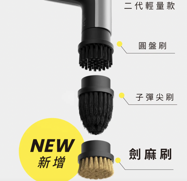 HOTO 好嚕 短柄電動清潔刷 替換刷頭配件 