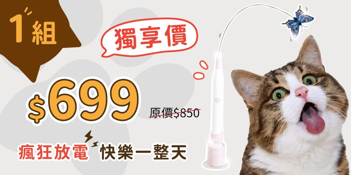 Crazypet喵嗨爽追【炫飛小蝴蝶】 炫飛小蝴蝶