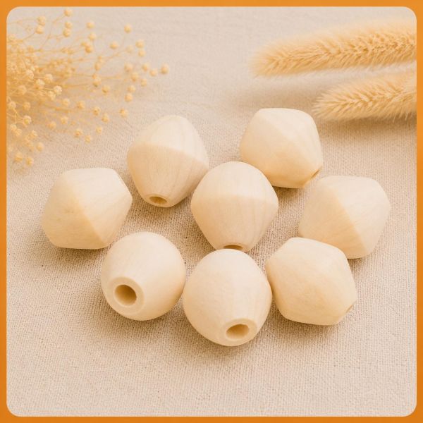 菱形木串珠(10入)｜木珠｜串珠｜造型木珠｜有孔木球｜原木珠｜美術材料｜工藝材料｜創客材料｜DIY材料 菱形木串珠,木珠,串珠,造型木珠,有孔木球,原木珠,美術材料,工藝材料,創客材料,DIY材料