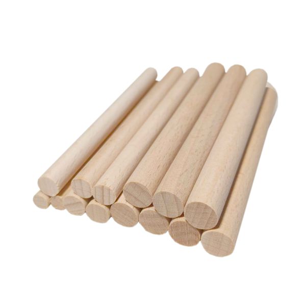 櫸木棒10cm（10入）｜松木棍｜松木棒｜木棒｜木棍｜圓木棍 ｜美術材料｜工藝材料｜創客材料｜DIY材料 櫸木棒,木棒,硬木圓棒,原木棒,實木棒,木棍,圓木棍,美術材料,工藝材料,創客材料,DIY材料
