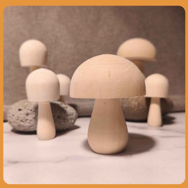 彩繪白胚 木蘑菇 (4入)｜DIY彩繪木頭｜造型擺飾｜彩繪菇｜創意彩繪｜美術材料｜工藝材料｜創客材料｜DIY材料 彩繪白胚,木蘑菇,DIY彩繪木頭,造型擺飾,彩繪菇,創意彩繪,美術材料,工藝材料,創客材料,DIY材料