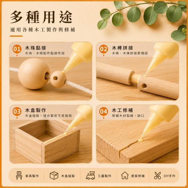 Titebond II 防水木工膠 30/50/100ml｜木工黃膠｜木材接著劑｜DIY木工材料 Titebond II,Titebond木工膠,木工膠,防水木工膠,木工黃膠,黃膠,木材接著劑,木工接著劑,木頭膠,DIY木工膠
