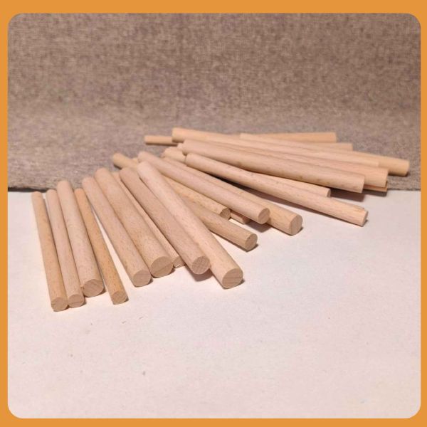 櫸木棒10cm（10入）｜松木棍｜松木棒｜木棒｜木棍｜圓木棍 ｜美術材料｜工藝材料｜創客材料｜DIY材料 櫸木棒,木棒,硬木圓棒,原木棒,實木棒,木棍,圓木棍,美術材料,工藝材料,創客材料,DIY材料