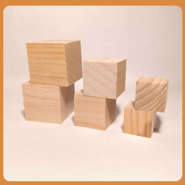 松木塊 多尺寸正方體(大) 5入｜天然實木｜DIY手作材料 松木塊, 多尺寸木塊, 實木方塊, DIY手作材料, 模型木塊, 木工材料, 創客材料, 美術木塊, 正方體木塊, 天然紅花梨, 手作木頭方塊, 原木方塊