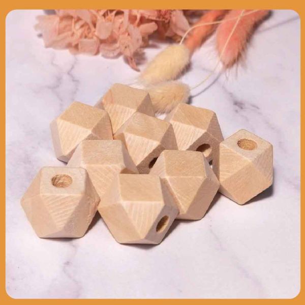 八角木珠串珠(10入)｜木珠｜串珠｜造型木珠｜有孔木球｜木球｜美術材料｜工藝材料｜創客材料｜DIY材料 八角木珠串珠,木珠,串珠,造型木珠,有孔木球,木球,原木珠,美術材料,工藝材料,創客材料,DIY材料