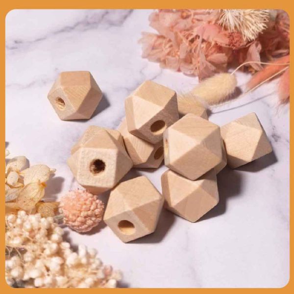 八角木珠串珠(10入)｜木珠｜串珠｜造型木珠｜有孔木球｜木球｜美術材料｜工藝材料｜創客材料｜DIY材料 八角木珠串珠,木珠,串珠,造型木珠,有孔木球,木球,原木珠,美術材料,工藝材料,創客材料,DIY材料