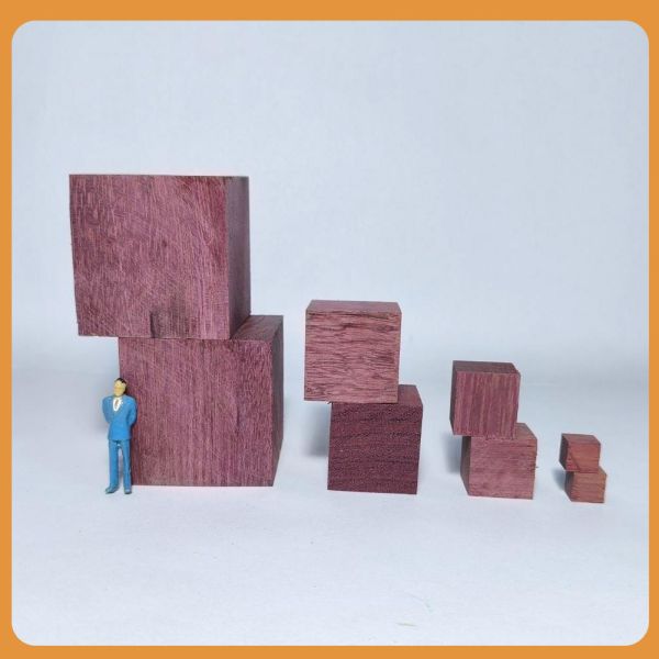 紫心木塊 多尺寸正方體 30入｜天然實木｜DIY手作材料 紫心木塊, 多尺寸木塊, 實木方塊, DIY手作材料, 模型木塊, 木工材料, 創客材料, 美術木塊, 正方體木塊, 天然紅花梨, 手作木頭方塊, 原木方塊