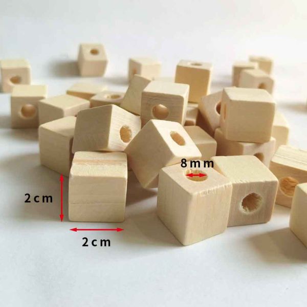 方塊木珠(10入)｜木珠｜串珠｜造型木珠｜木扁珠｜櫸木珠｜串珠｜美術材料｜工藝材料｜創客材料｜DIY材料 櫸木珠, 方形木珠, 木方珠, 木扁珠, 木珠, 串珠, 造型木珠, DIY材料, 工藝材料, 美術材料, 創客材料, 木頭珠, 實木珠, 手作材料, 教學串珠, 木珠配件, 木作素材, 木珠飾品, 創意DIY, 木珠工藝
