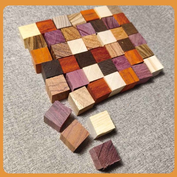 原木塊（隨機木種）多尺寸正方體 20入｜天然實木｜DIY手作材料 原木塊, 多尺寸木塊, 實木方塊, DIY手作材料, 模型木塊, 木工材料, 創客材料, 美術木塊, 正方體木塊, 天然紅花梨, 手作木頭方塊, 原木方塊