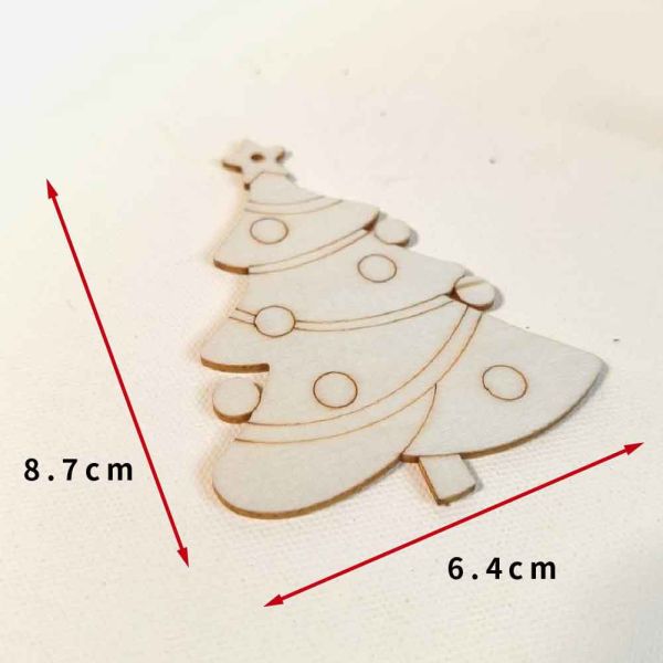 聖誕樹造型木片(5入) 附繩子｜雷切木片｜彩繪木片｜木牌｜吊牌 ｜親子勞作｜DIY手作｜美術工藝材料 聖誕樹造型木片,雷切木片,彩繪木片,木牌,吊牌 ,親子勞作,DIY手作,美術工藝材料