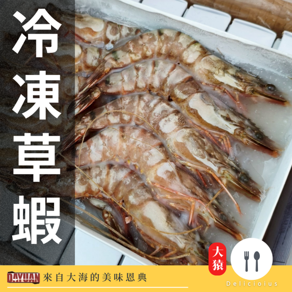 【大猿烤肉】冷凍草蝦 250G/10P 冷凍草蝦, 草蝦料理, 草蝦推薦, 帶頭草蝦, 海鮮宅配, 鮮蝦食材, 烤蝦, 草蝦食譜, 鮮凍蝦