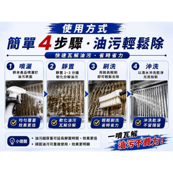 油汰垢 極淨刃 【強效去油汙清潔劑】 500ml 油汰垢,極淨刃,去油污清潔劑,廚房清潔劑,廚房去油,瓦斯爐清潔,抽油煙機清潔,500ml清潔劑