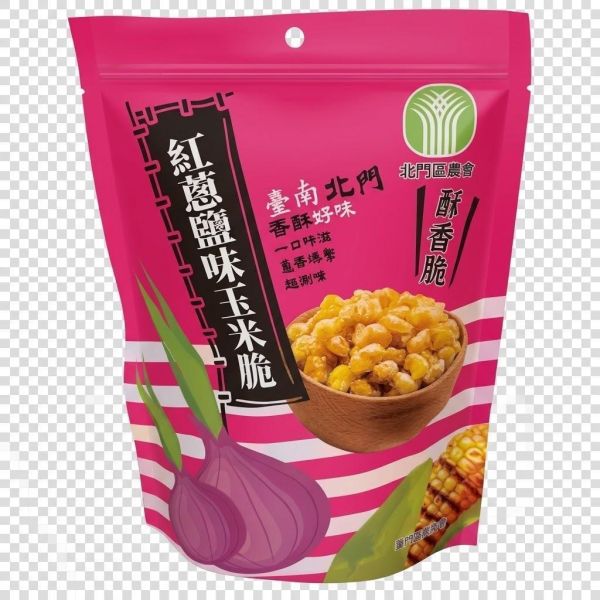 【北門區農會】紅蔥玉米脆 北門區農會,紅蔥玉米脆,紅蔥鹽味,紅蔥香辣,酥脆玉米餅,烤玉米風味,台式零食,追劇點心,辦公室下午茶,五辛素