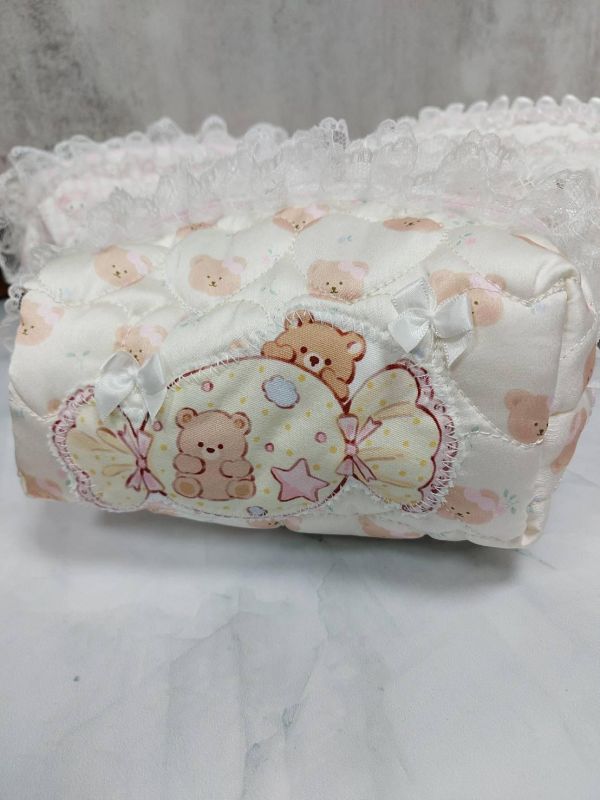 喵喵 手工化妝包 21x9x12 公分 / 三款 