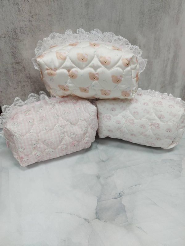 喵喵 手工化妝包 21x9x12 公分 / 三款 