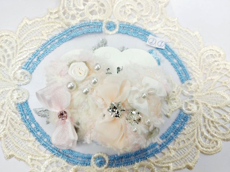 可愛毛毛手作髮夾 11~20號 大小約 6x4cm 
