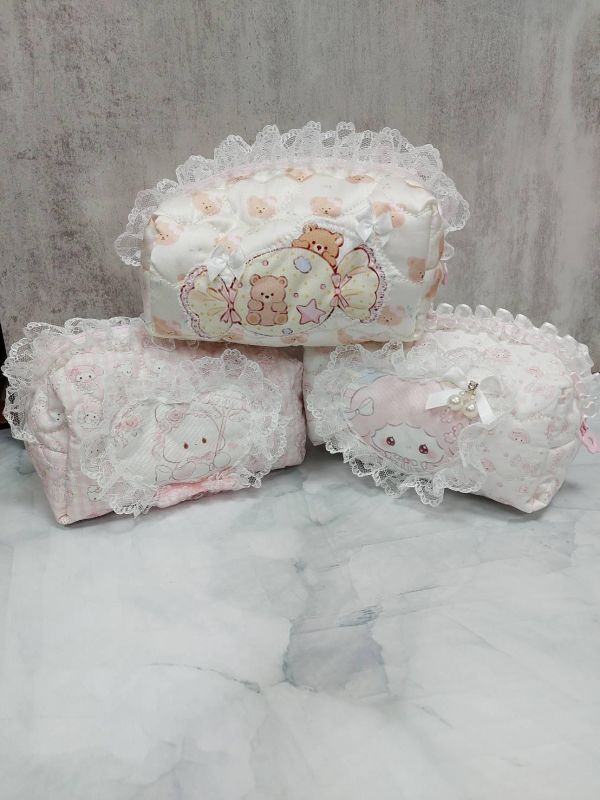 喵喵 手工化妝包 21x9x12 公分 / 三款 