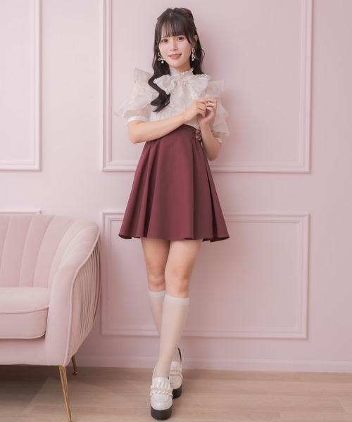 ROJITA 短款碎花短版洋裝 粉色/酒紅色 均碼 