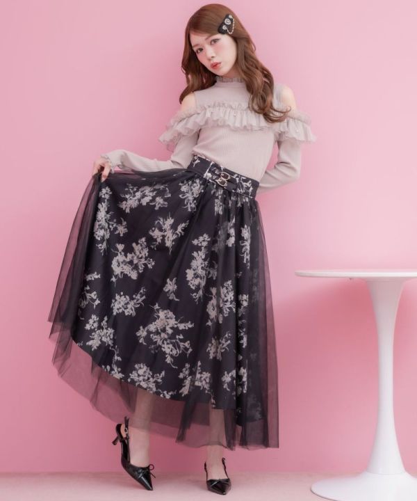 ROJITA 碎花氣質長裙 均碼 