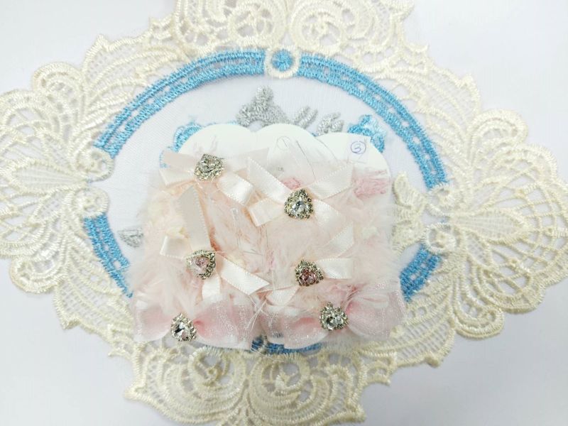 可愛毛毛手作髮夾 1~10號 大小約 6x4cm 
