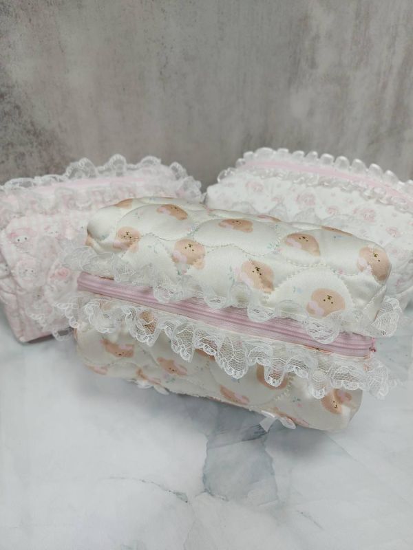 喵喵 手工化妝包 21x9x12 公分 / 三款 