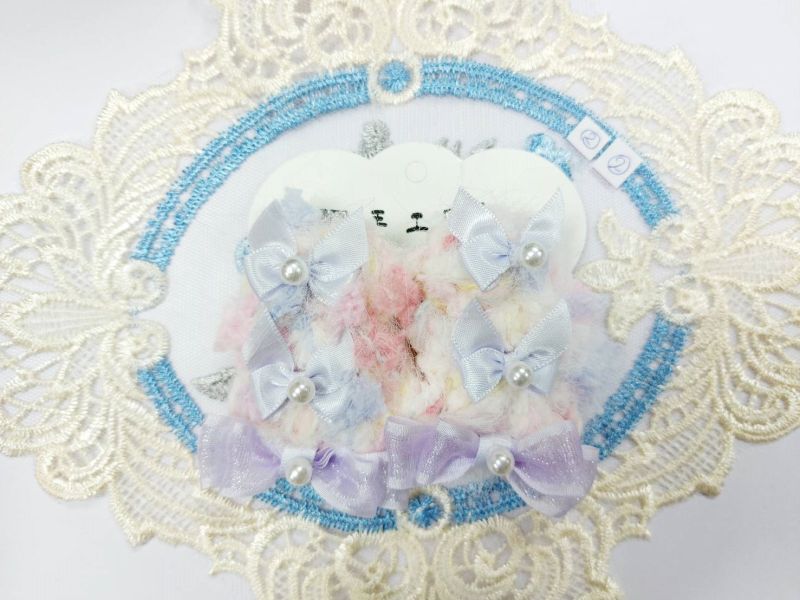 可愛毛毛手作髮夾 21~30號 大小約 6x4cm 
