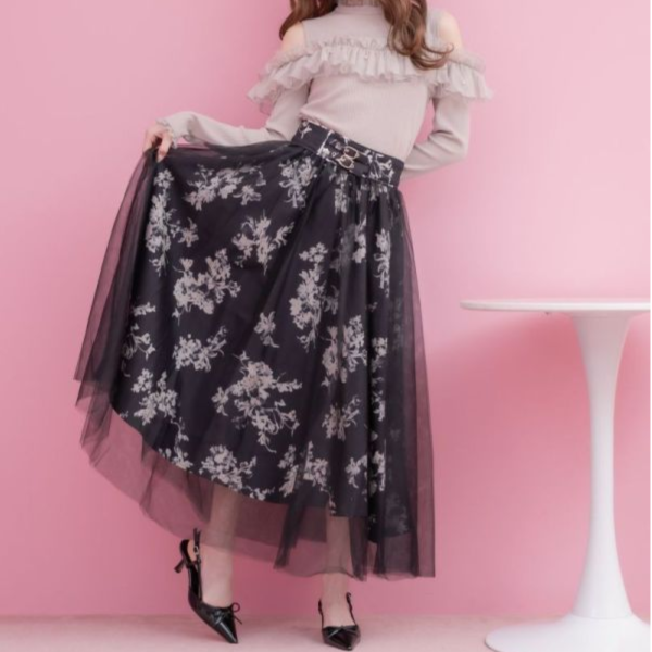 ROJITA 碎花氣質長裙 均碼 