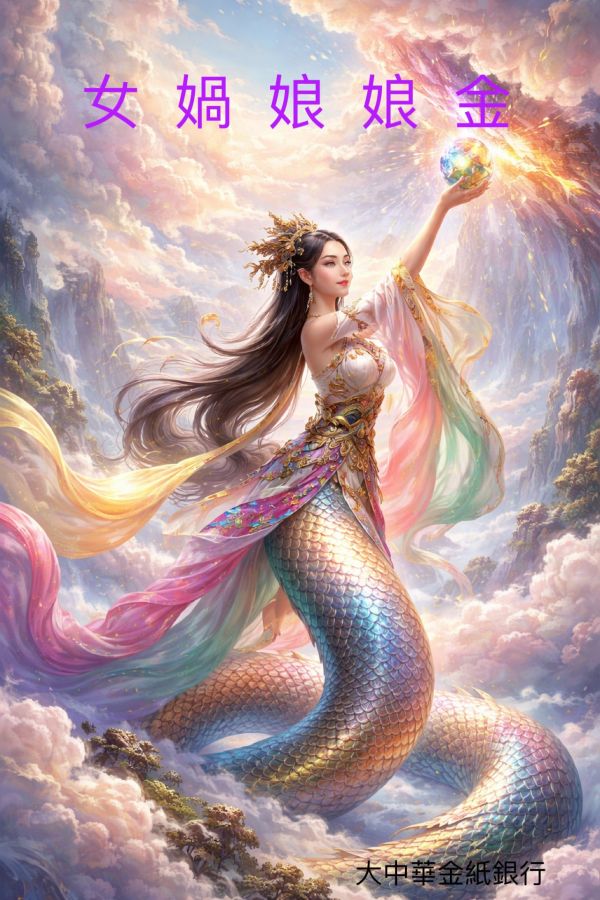 女媧娘娘金 女媧娘娘