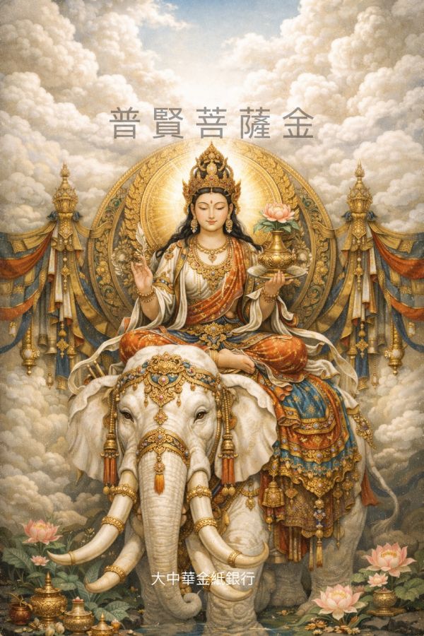 普賢菩薩金 普賢菩薩