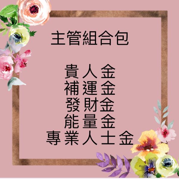 主管組合包 主管