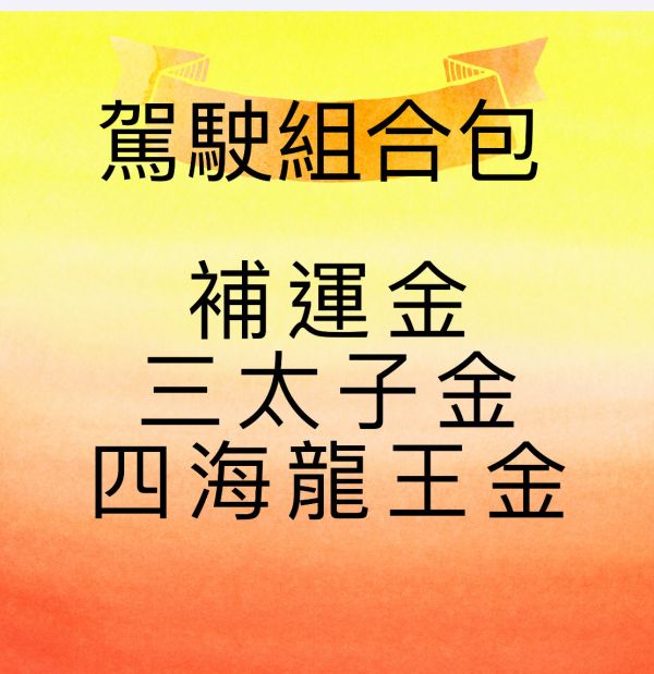 駕駛組合包 
