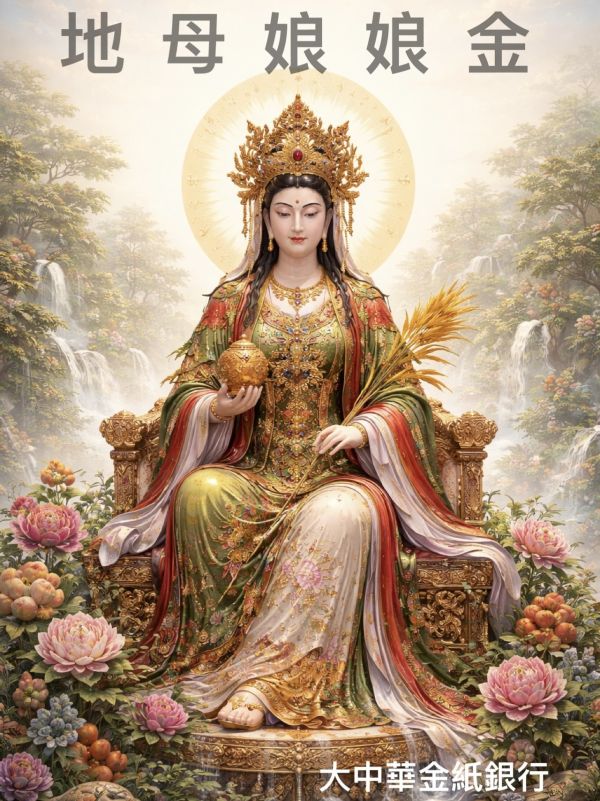 地母娘娘金 地母娘娘