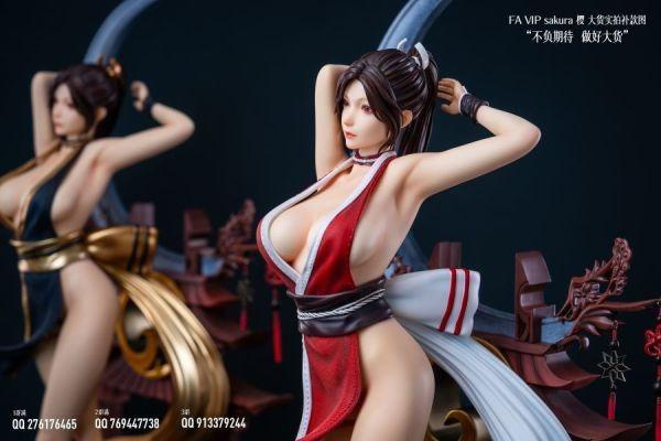 【台灣現貨】FA 不知火舞 櫻 SAKURA 紅戰鬥服 