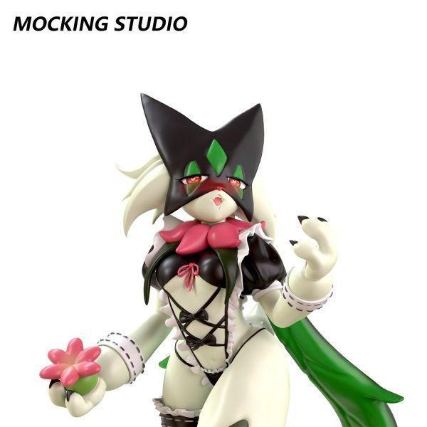 【海外現貨】MOCKING LOK畫師聯名 鏤空女僕魔幻假面喵 