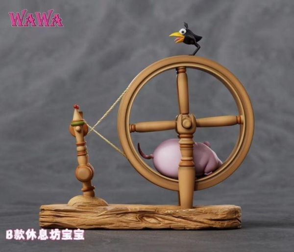 【海外現貨】wawa 宮崎駿桌面小擺飾系列 奔跑坊寶寶 