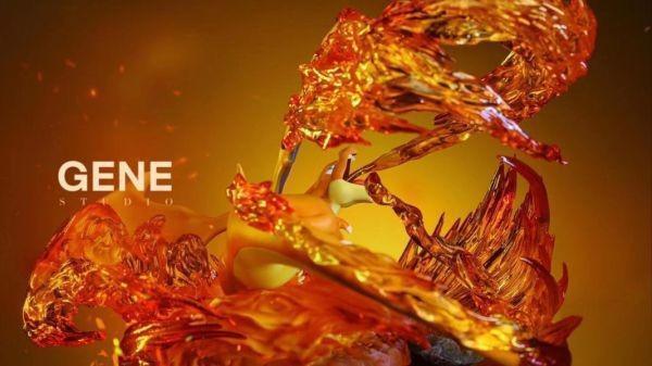 【台灣現貨】基因  晶燦共鳴 Y噴 mega噴火龍 小比例 