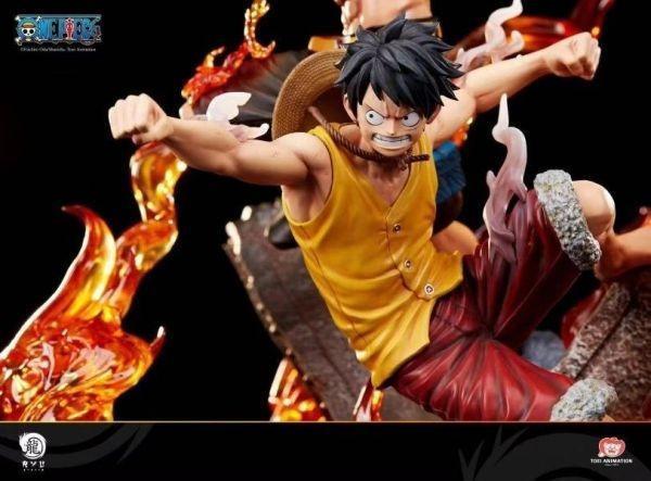 【台灣現貨】RYU  正版授權 魯夫&艾斯 頂上戰爭 拆擺無損展品 