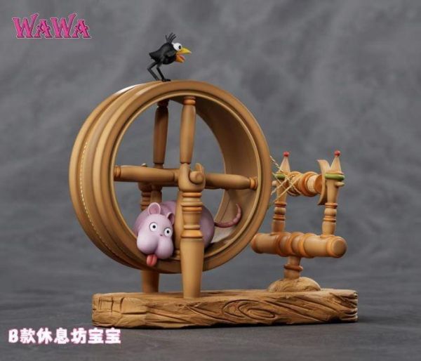 【海外現貨】wawa 宮崎駿桌面小擺飾系列 奔跑坊寶寶 