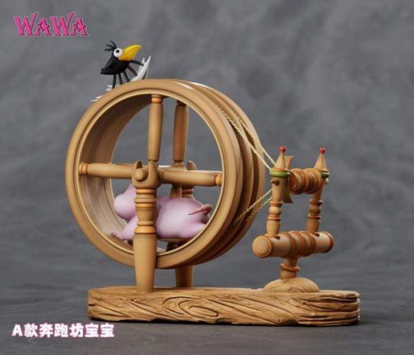 【海外現貨】wawa 宮崎駿桌面小擺飾系列 奔跑坊寶寶 