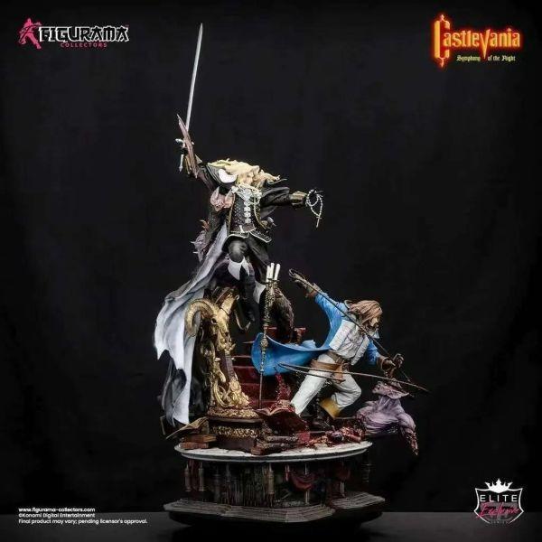 【海外現貨】石油廠 Figurama Collectors 《惡魔城X: 月下夜想曲》 阿魯卡多和里希特·貝爾蒙特 雕像 