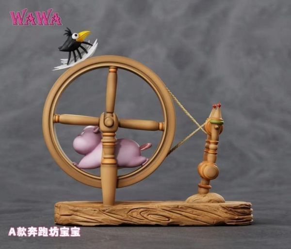 【海外現貨】wawa 宮崎駿桌面小擺飾系列 奔跑坊寶寶 